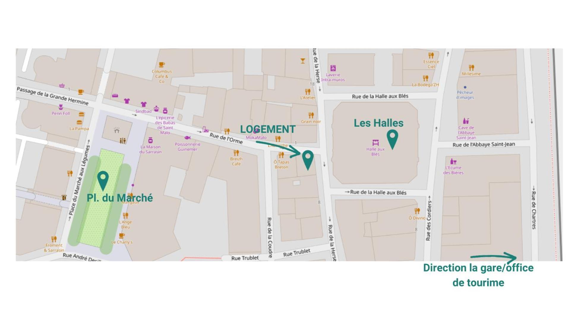 Collins Studio Saint Malo Intra Muros 2 Pers Wifi Eksteriør bilde